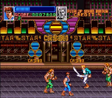 Super Double Dragon (USA) screen shot game playing